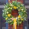 Summer Wreaths for Front Door 24 inch Summer Wreath with Vibrant Daisy and Bow,Green Summer Wreath for Outdoor All Season and Summer Wreaths for Front Door